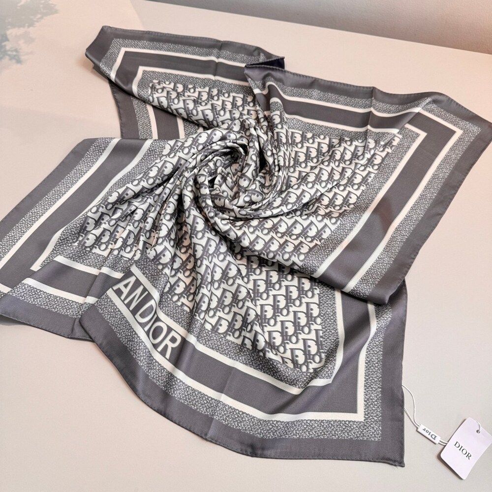 Dior Silk Square Scarf - Picture 5 of 8